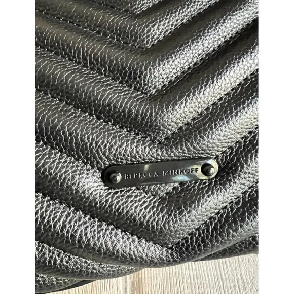 Rebecca Minkoff Black Quilted Tote - Picture 4 of 10